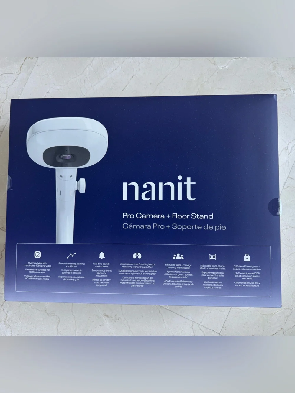 Nanit Pro Camera + Floor Stand - White